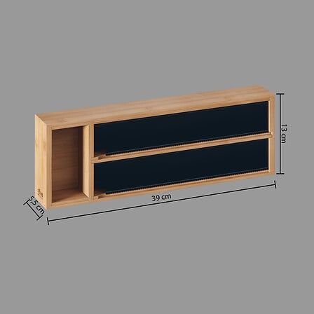 Dispensador con 2 compartimentos Blackbamboo 3
