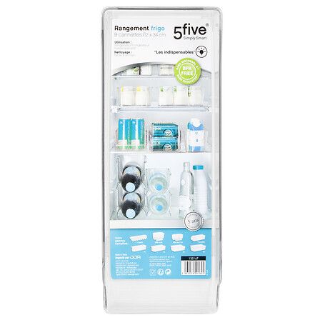 Organizador de PET para frigorífico Smart fridge para 9 latas 2