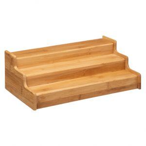 Soporte extensible de bambú para especias