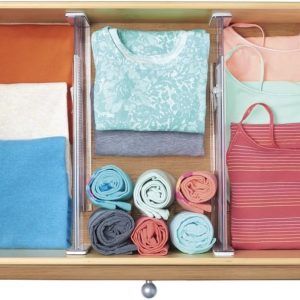 Organizador extensible de cajones trasparente
