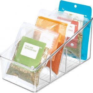Caja transparente con 4 compartimentos, trasparente