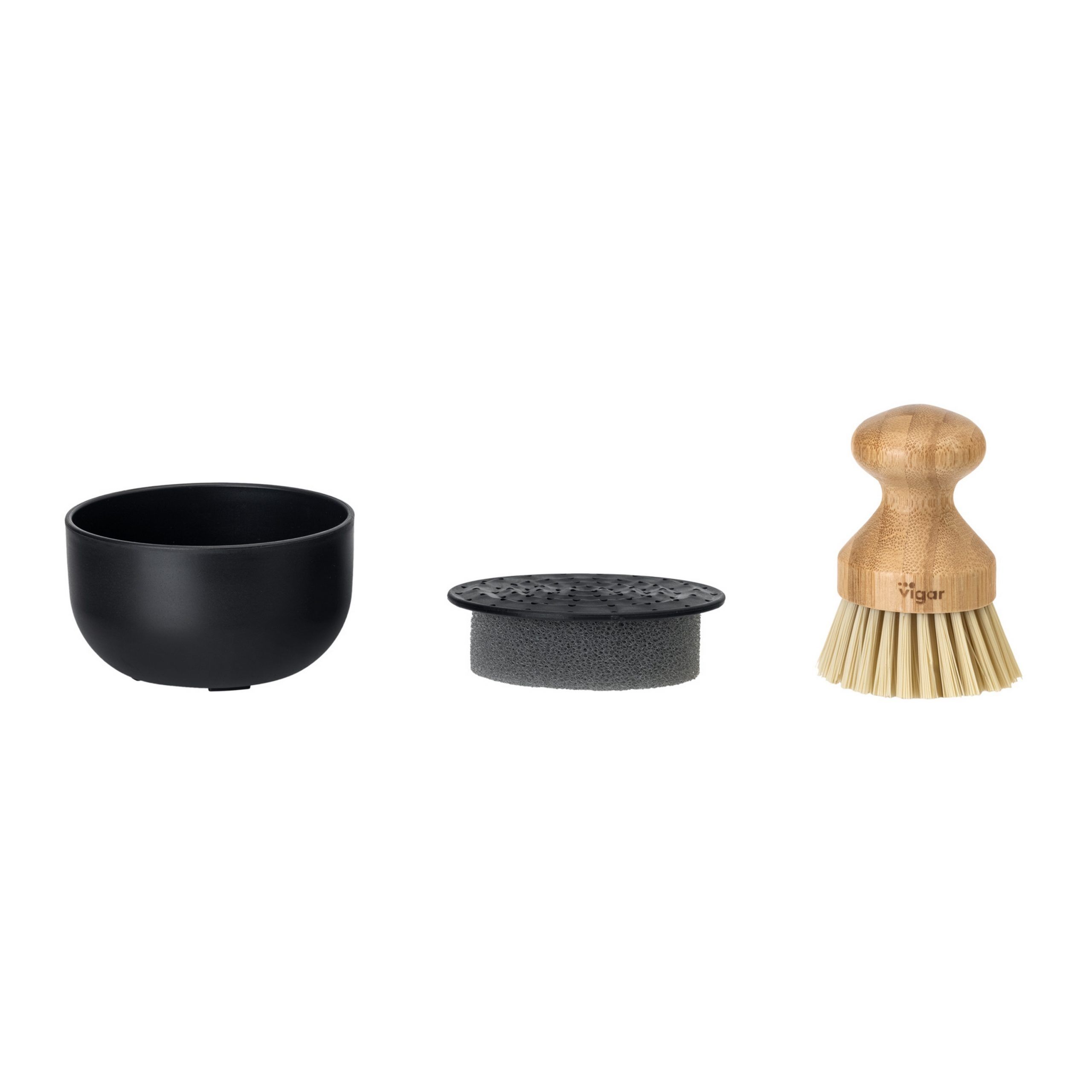 Juego de cepillo de bambú con soporte - Imagen 3
