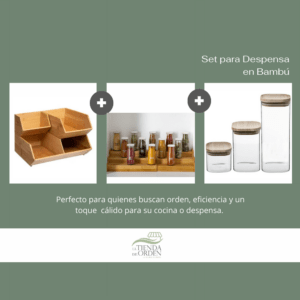 Set para despensa en Bambú