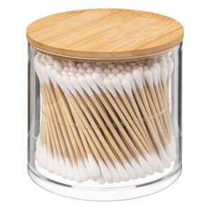 Caja con 300 bastoncillos de bambú biodegradables y sostenibles