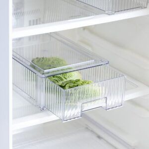 Caja organizadora con cajón deslizante para frigorífico
