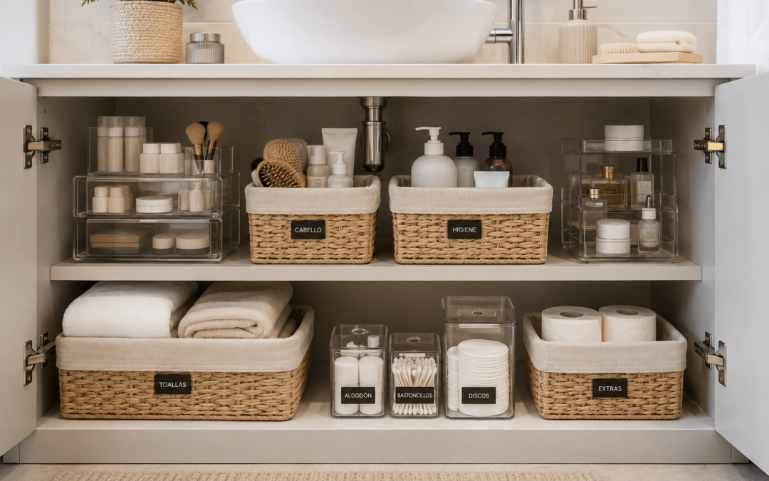 Cómo organizar el baño: 5 ideas para mantener el orden